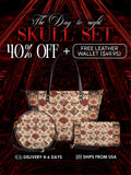 "Mournaire" The Essentials Day-to-Night Skull Set