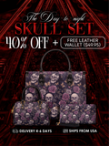 "Noctaflora" The Day-to-Night Skull Set