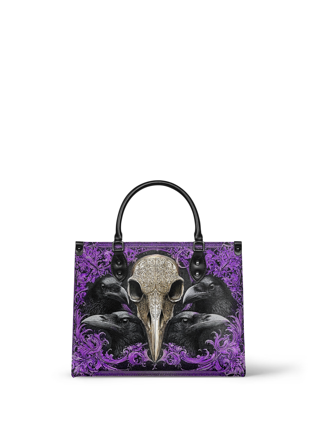 "Corvexia" - Black Interior - Leather Handbag