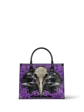 "Corvexia" - Black Interior - Leather Handbag