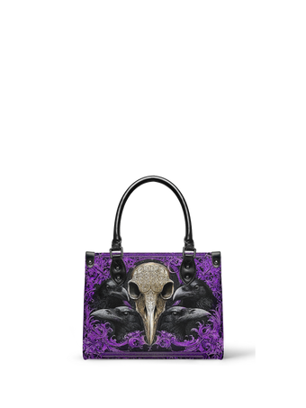 "Corvexia" - Black Interior - Small Leather Handbag