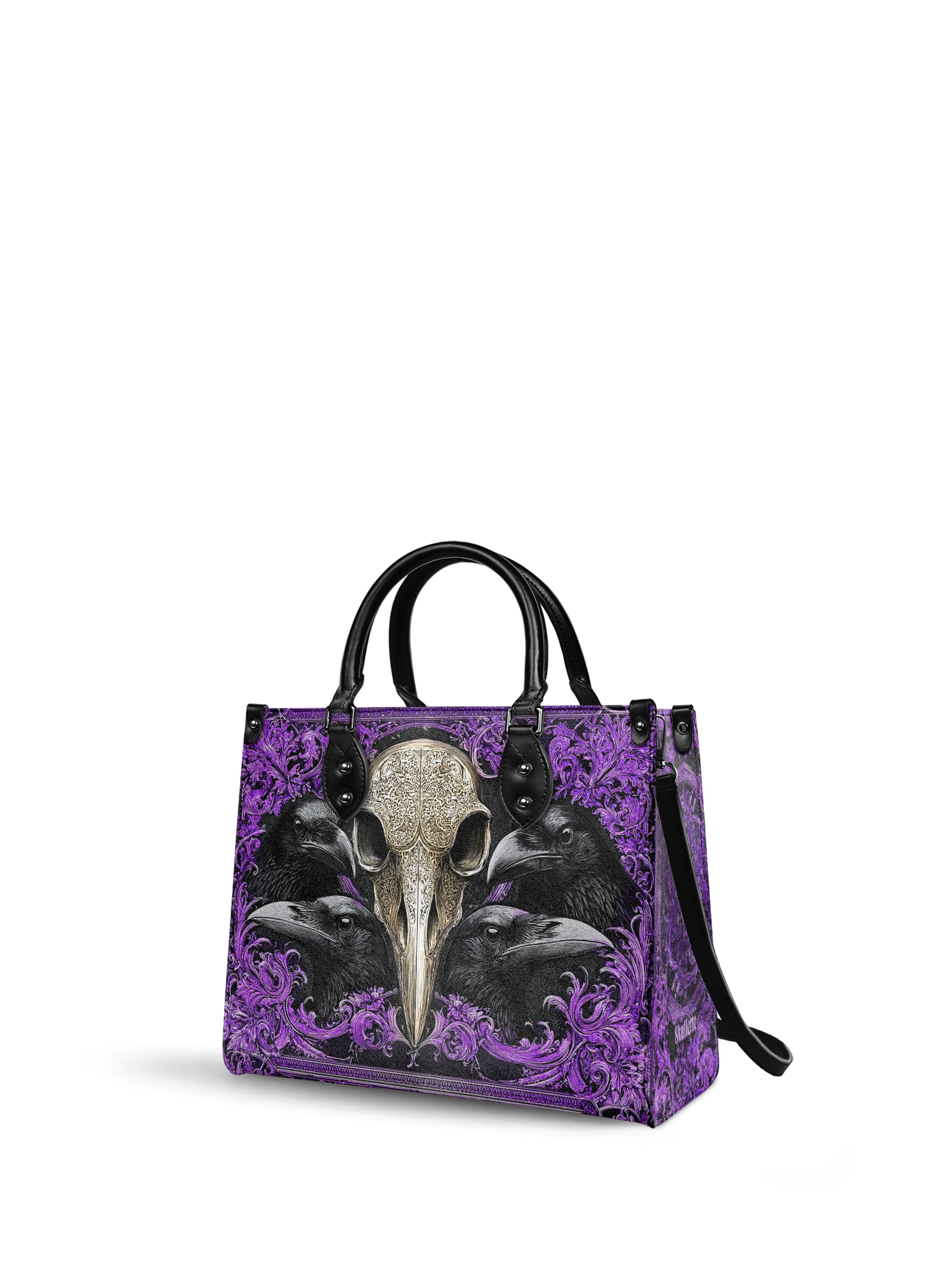 "Corvexia" - Black Interior - Leather Handbag