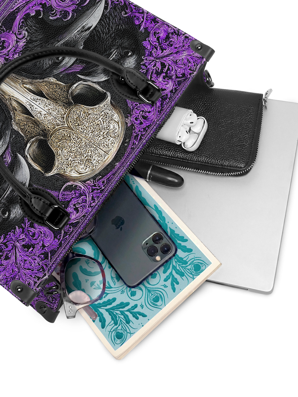 "Corvexia" - Black Interior - Leather Handbag