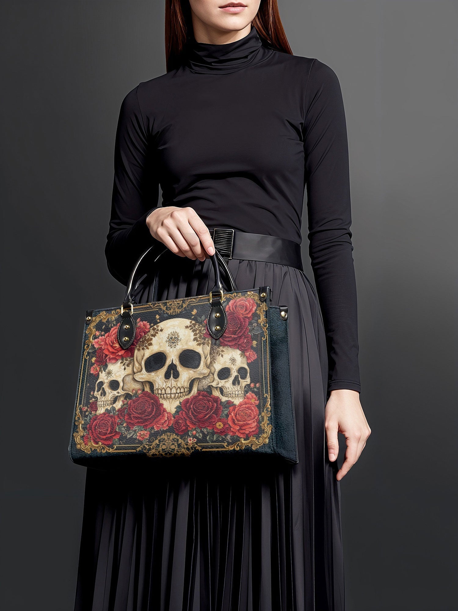 "Bloodrose" The Day-to-Night Skull Set
