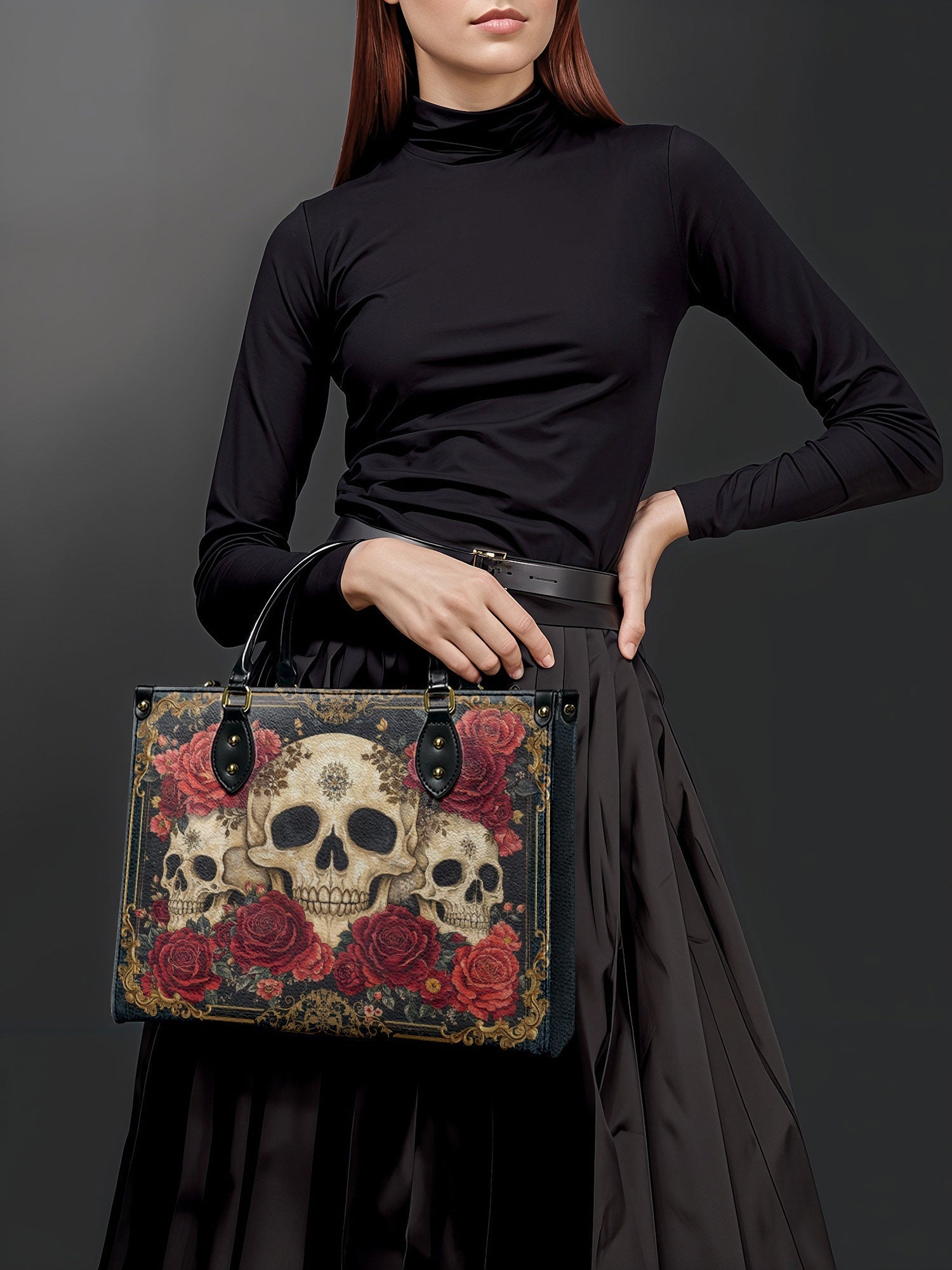 "Bloodrose" The Day-to-Night Skull Set