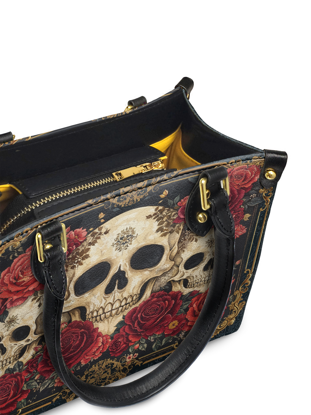"Bloodrose" Small Leather Bag