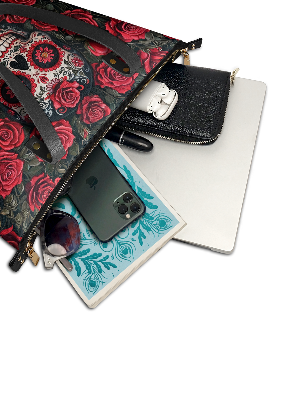 "La Roja" The Essentials Day-to-Night Skull Set