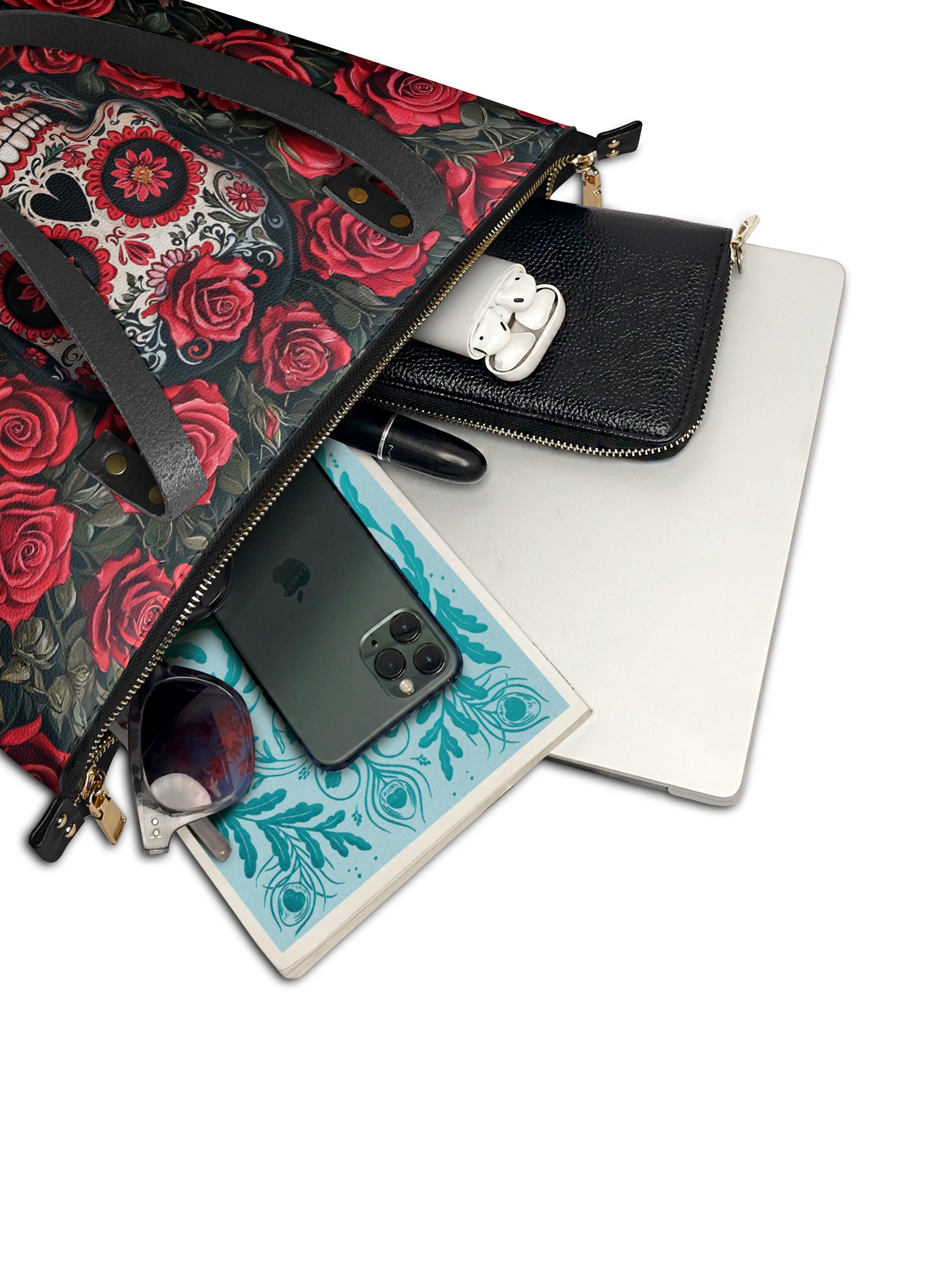 "La Roja" The Essentials Day-to-Night Skull Set