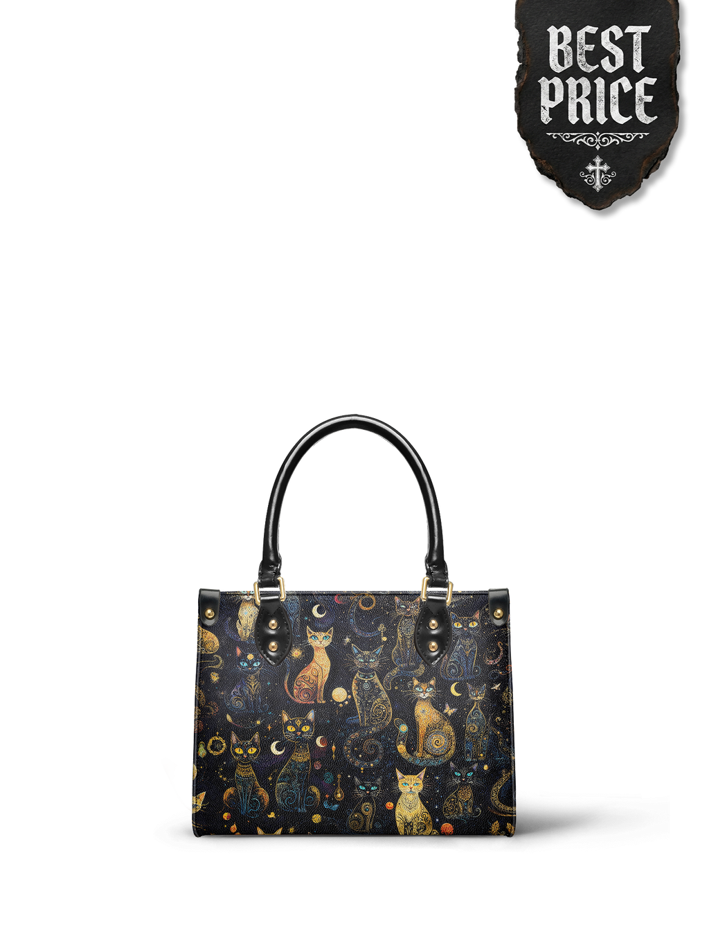 "Lunacat" Small Leather Bag