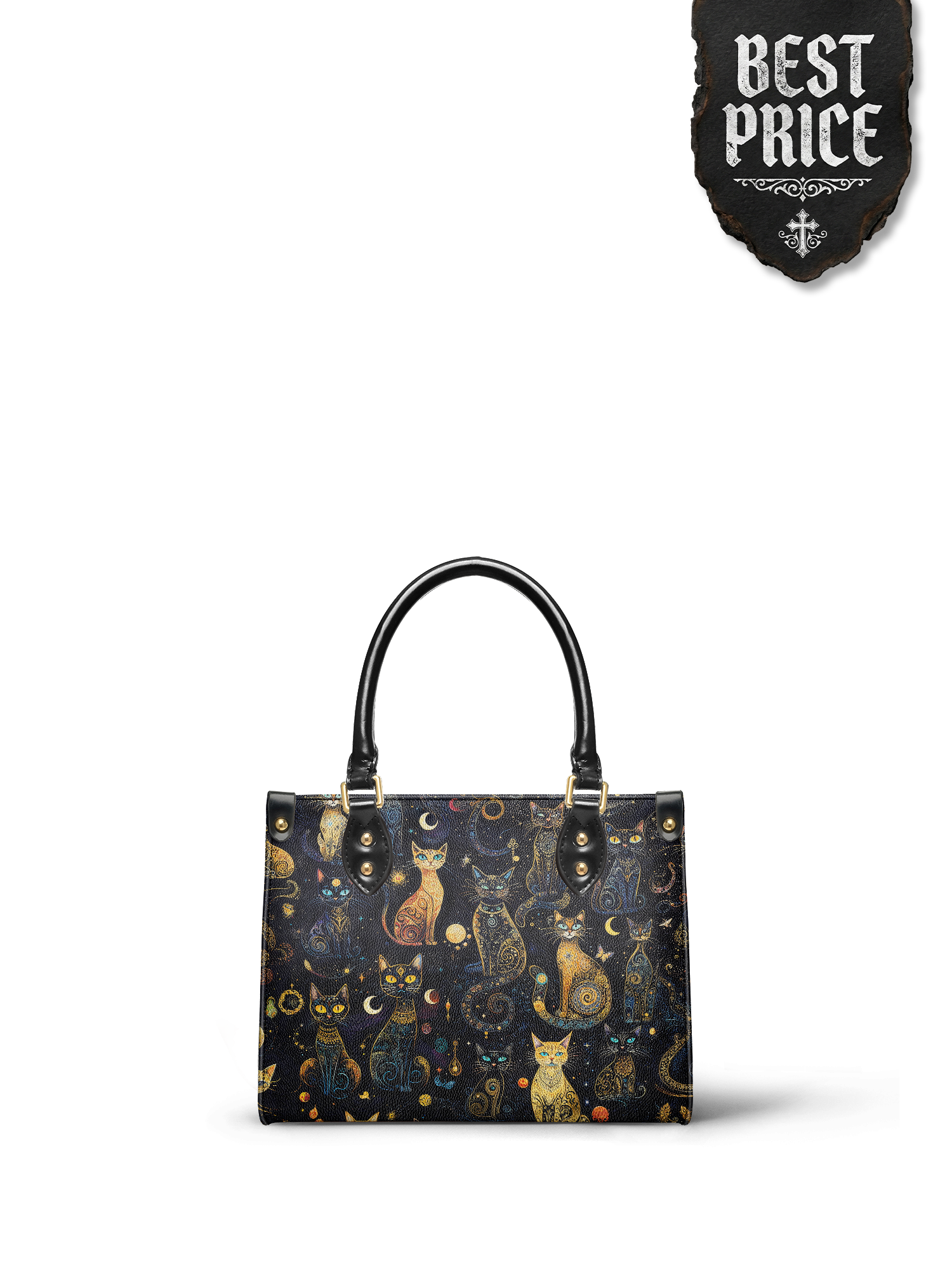 "Lunacat" Small Leather Bag