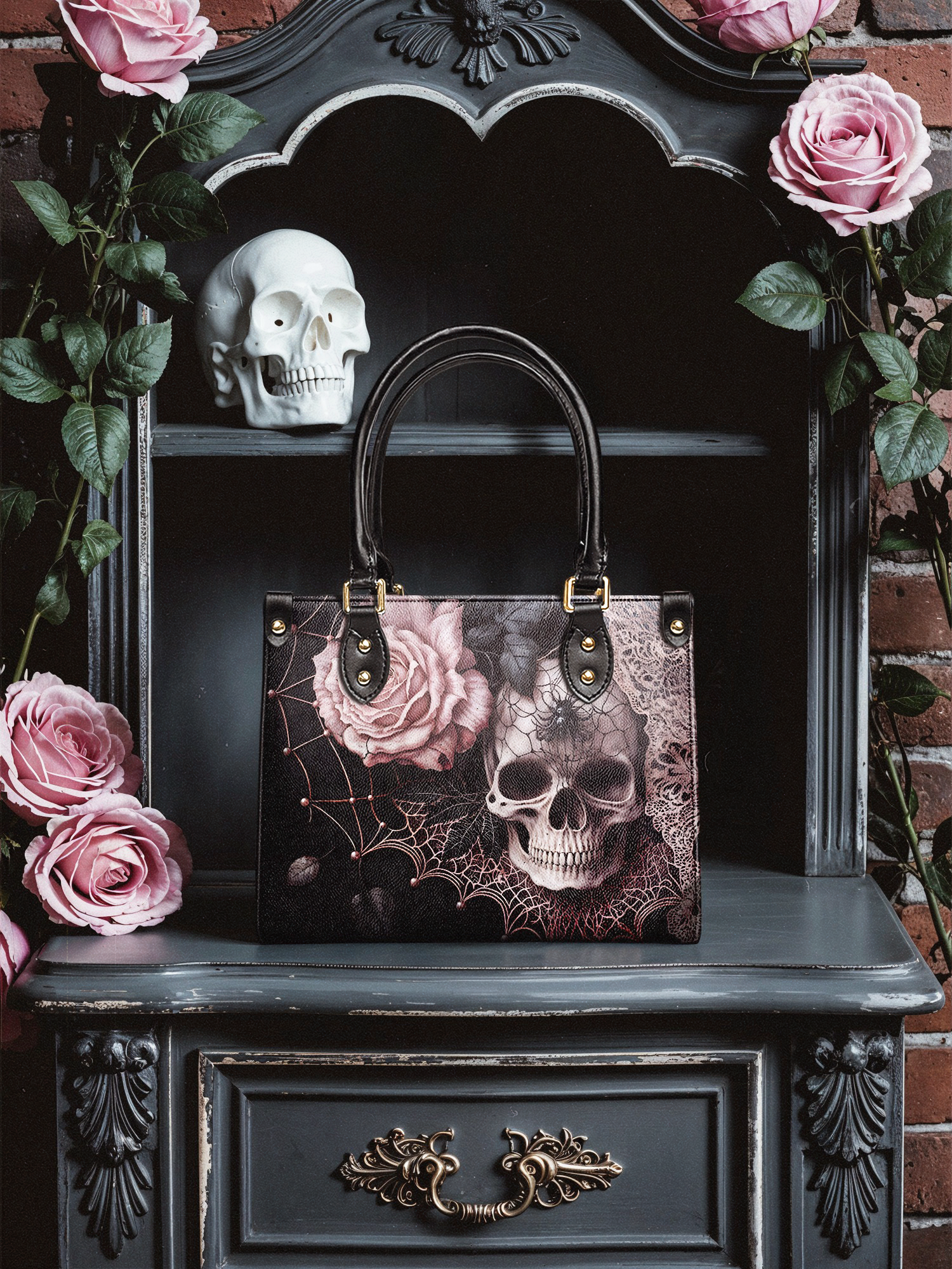 "Venomina" Small Leather Bag