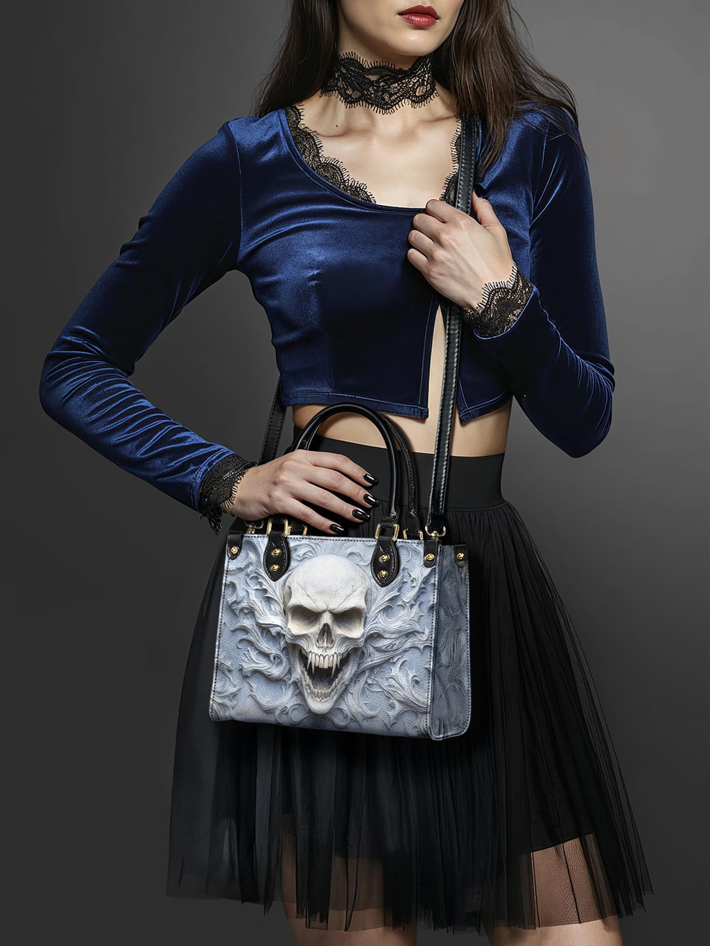 "Wraithbone" Small Leather Bag